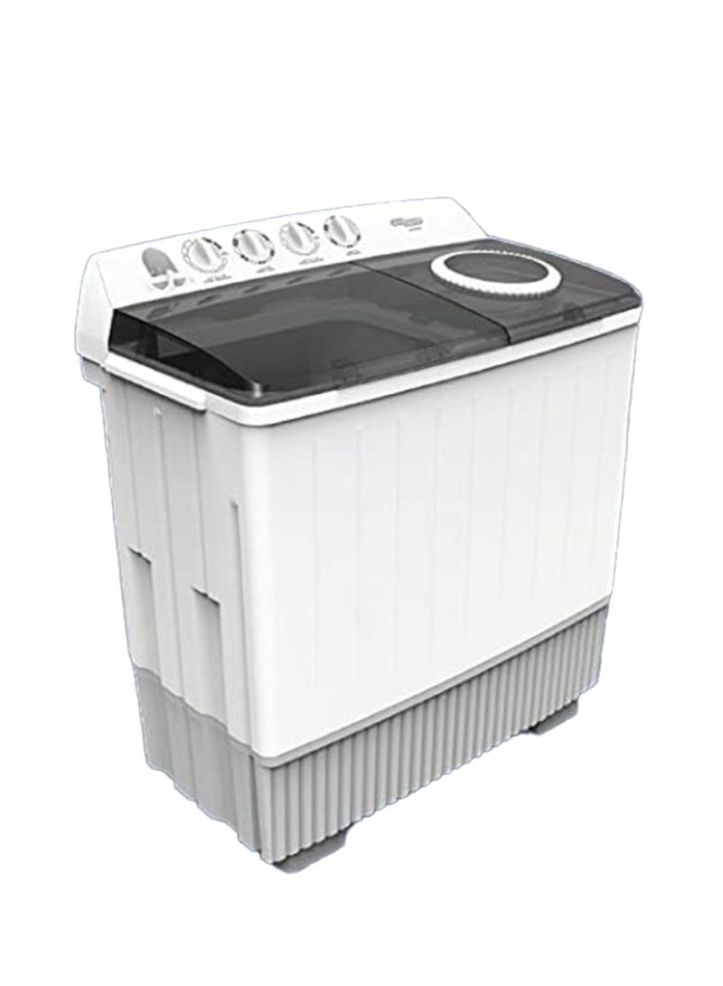 Super General 20 kg Twin-tub Semi-Automatic Washing Machine, efficient Top-Load Washer with Lint Filter, Spin-Dry SGW2056 White/Black - Image 1