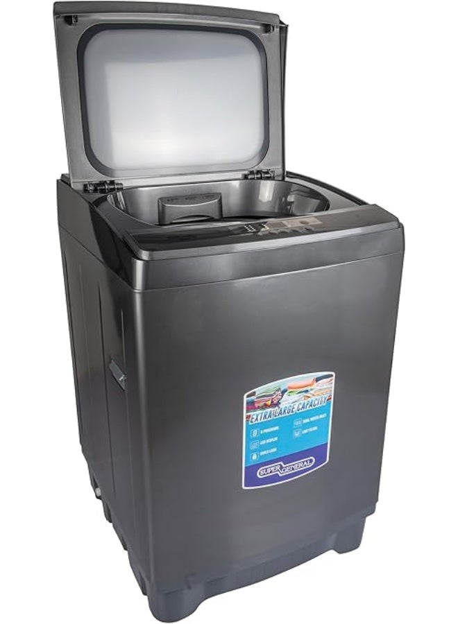 Super General 20 Kg Top Load Washing Machine , Power Off Memory, LED Display, Quick Wash, Child lock SGW2022 silver - Image 4