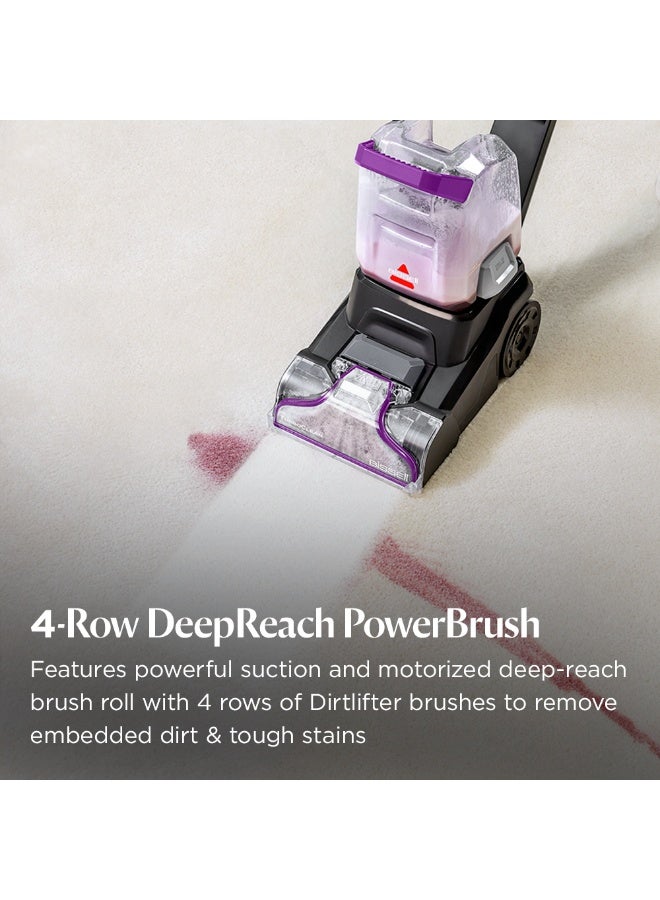 بيسيل TurboClean PowerBrush 4085K – Carpet Cleaner with 4-Row Brushroll, Powerful Suction, 2.1m Hose & 10cm Stain Tool, Compact, Lightweight with Wash & Protect Pro Solution | 2-Year Warranty 600 W 4058K Purple - Image 5