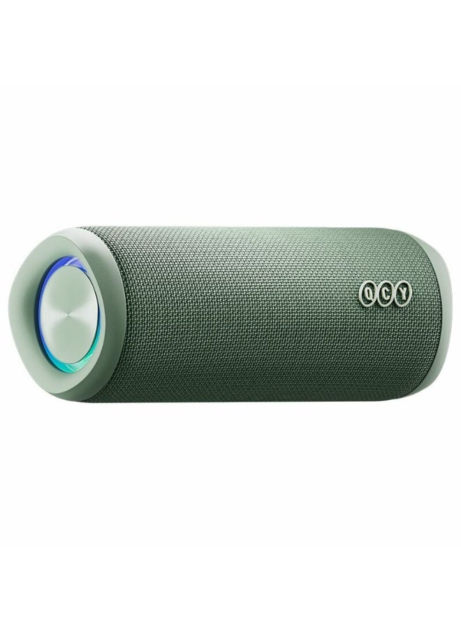 كيو سي واي Sp7 Portable Bluetooth Speaker Stereo Sound IPX7 RGB Show GREEN - Image 1