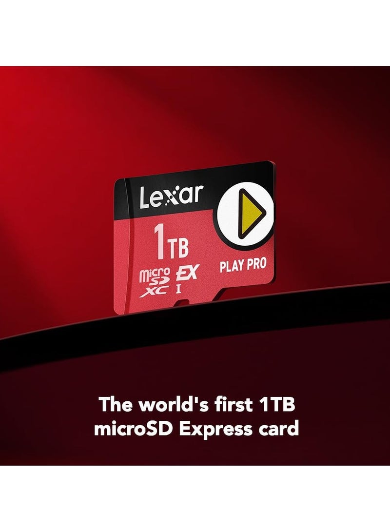 Lexar PLAY PRO 1TB microSDXC UHS-I Memory Card – Up to 900MB/s Read, 600MB/s Write – C10, U3, V30, A1 – LMSXPS0001T-BNNNG 1 TB - Image 4