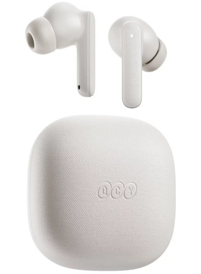 كيو سي واي QCY Buds T43 ENC TWS Earbuds – White white - Image 1