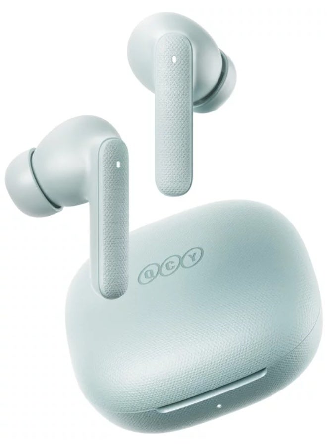 كيو سي واي QCY Buds T43 ENC TWS Earbuds –  Light Blue Light Blue - Image 4