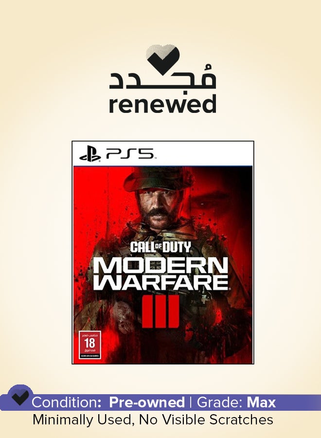 Activision Renewed - Call of Duty Modern Warfare III KSA Version - PlayStation 5 (PS5) - Image 1