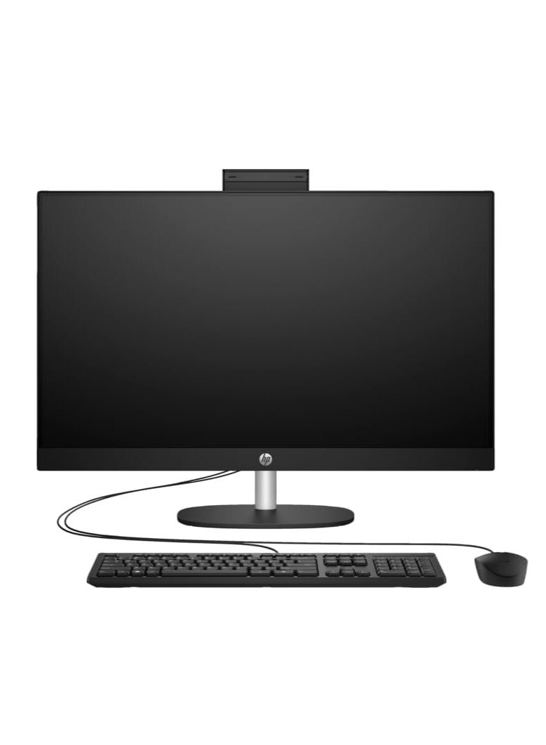 HP HP All-in-One PC 27-CR0086nh (91H75EA) – Intel Core i7-1355U, 32GB RAM, 1TB SSD, 27" FHD Display, Windows 11 Pro, Black English black - Image 1