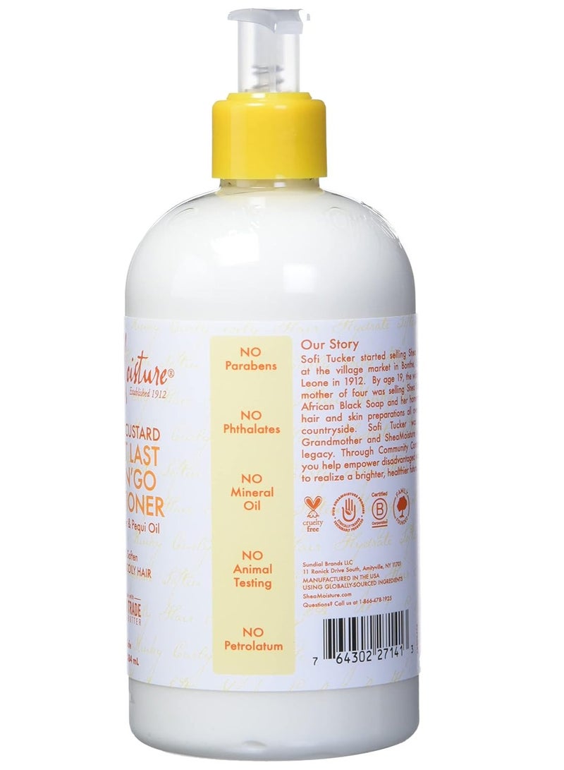 SheaMoisture Coconut Custard Conditioner 13 Ounce Pump (384ml) 384ml - Image 4