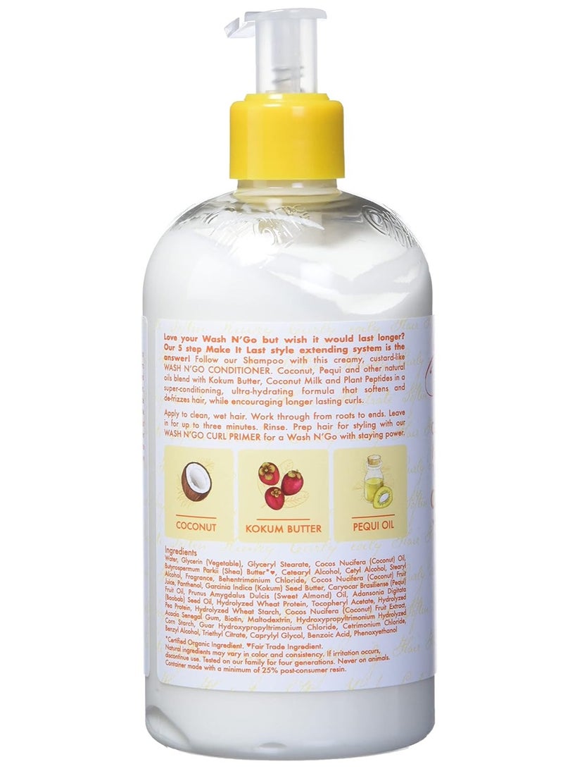 SheaMoisture Coconut Custard Conditioner 13 Ounce Pump (384ml) 384ml - Image 3