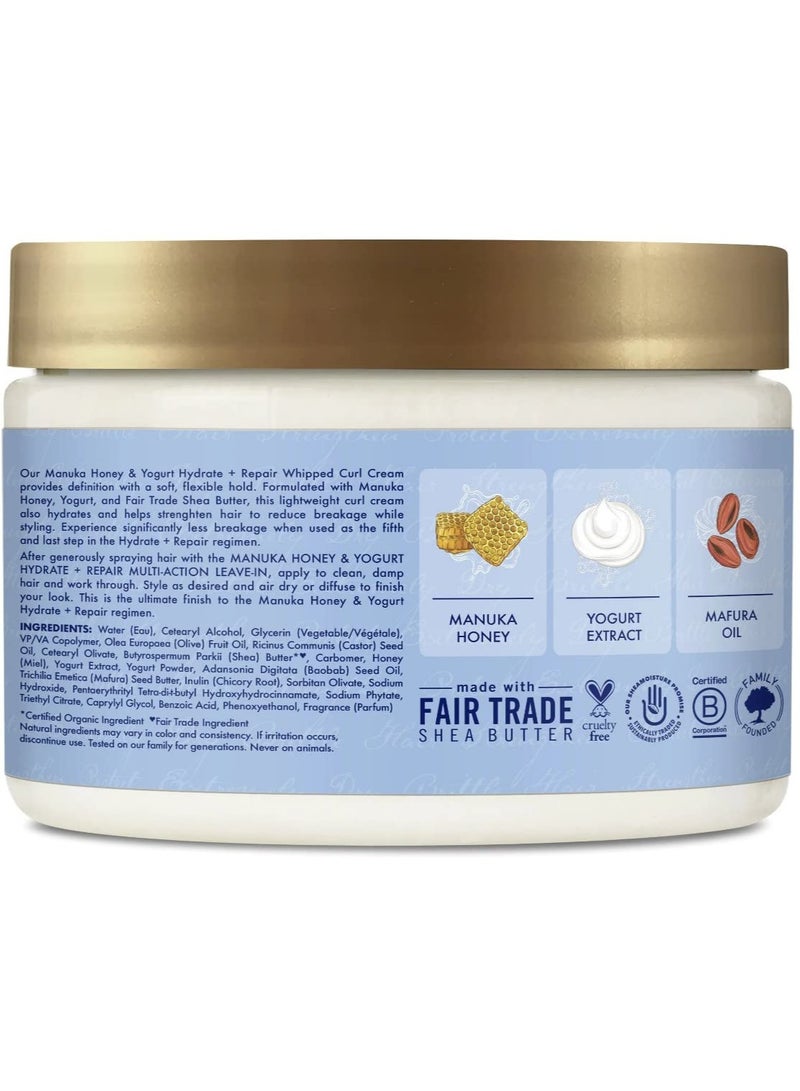 شيامويستر كريم ترطيب وإصلاح الشعر المجعد مع عسل المانوكا والزبادي خالي من الكبريتات 11.5 أونصة - Image 2