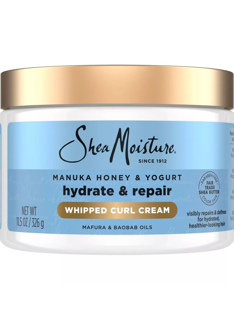 شيامويستر كريم ترطيب وإصلاح الشعر المجعد مع عسل المانوكا والزبادي خالي من الكبريتات 11.5 أونصة - Image 3