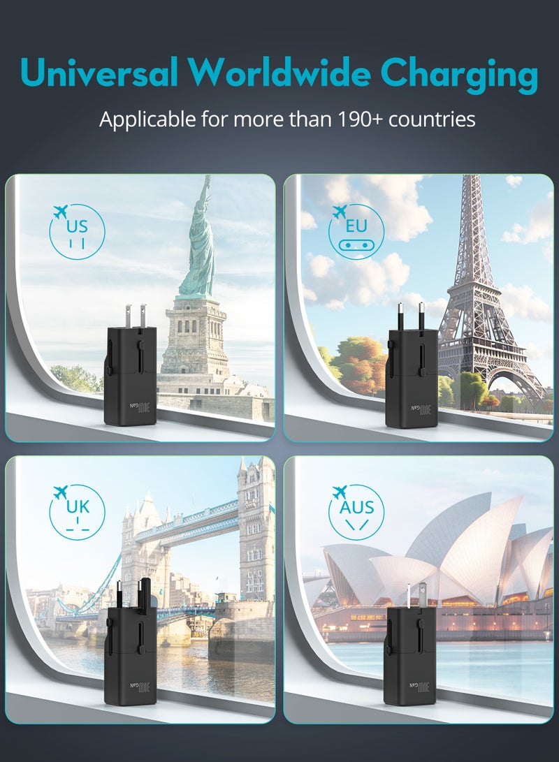 RAVPOWER Nano 30W Travel Charger with Type-C Port - Black - Image 5