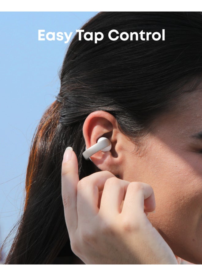 ساوند كور AeroClip من أنكر، سماعات أذن مفتوحة، سماعات رأس قابلة للتعليق، راحة متكيفة، مكالمات واضحة مع 4 ميكروفونات وذكاء اصطناعي، ملاءمة مستقرة، محركات 12 مم لصوت جهير قوي، دقة عالية، تصميم حلقة مفتوحة - Image 5