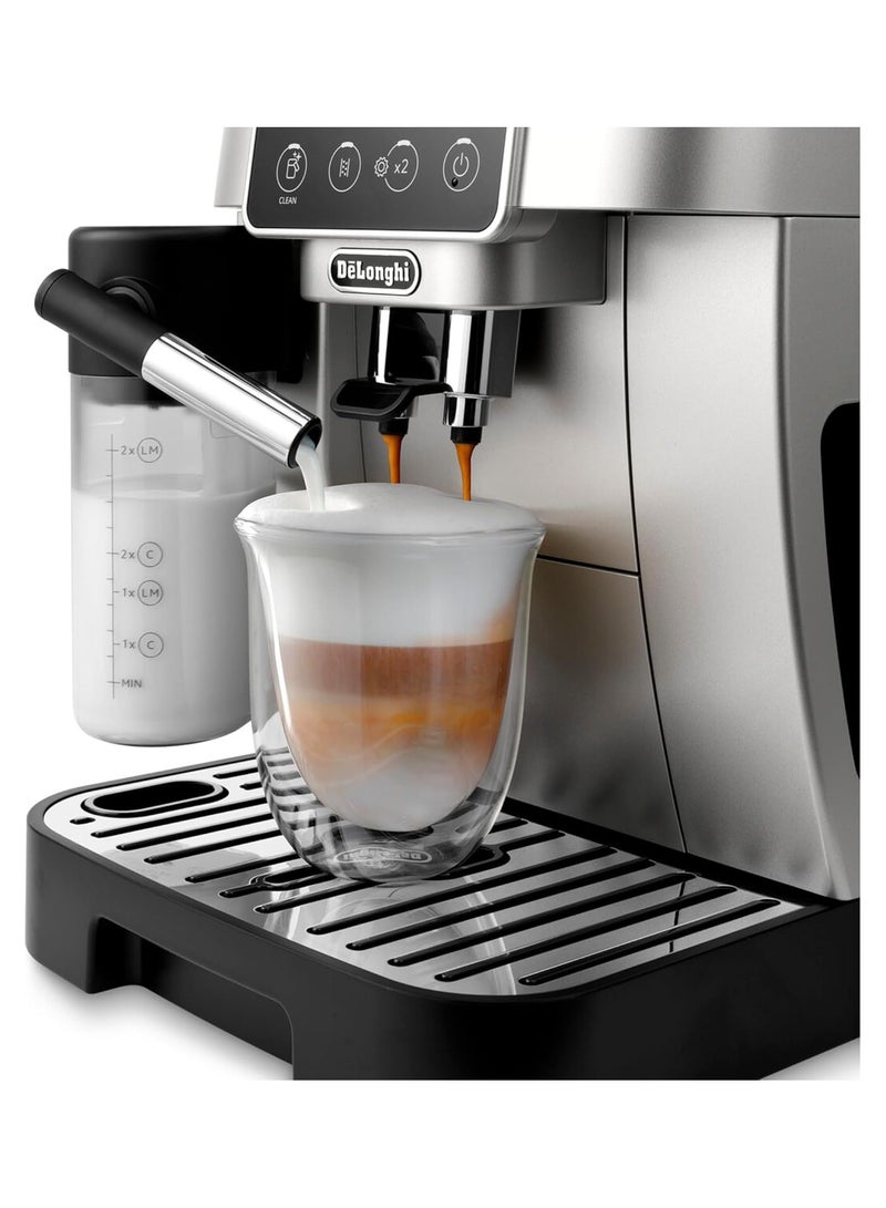 De'Longhi Delonghi Coffee and Espresso Machine, 1450 Watt, 1.8 Liter, Digital Touch Screen 1.8 L 1450 W ECAM220.80.SB silver - Image 3