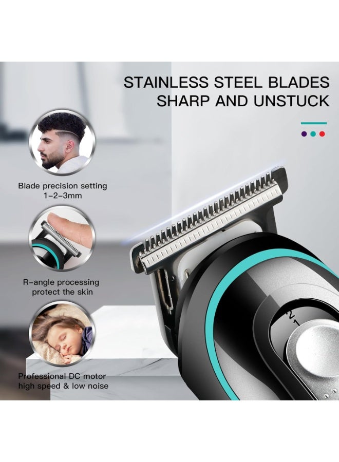 VGR V-055 Professional Hair Trimmer for Men | 4 Guide Combs, Corded & Cordless, Adjustable Blade | Beard & Hair Grooming | USB Charging with 120 Min Runtime - Black - Image 5