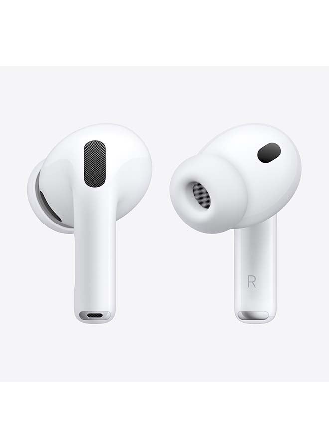 Apple AirPods Pro 3 Wireless Earbuds, Bluetooth Headphones, Active Noise Cancellation, Hearing Test, Hearing Aid,Hearing Protection features, Heart rate sensing during workouts, Live Translation, High-Fidelity Sound, H2 Chip, USB-C Charging - White - Image 5