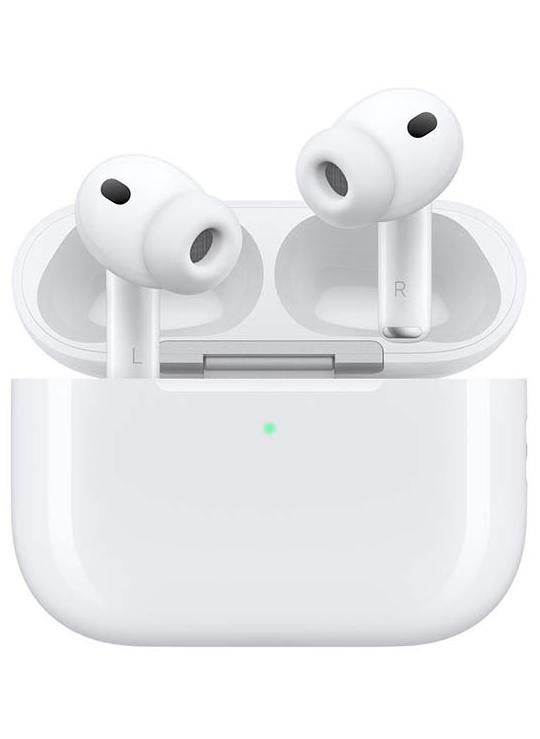 Apple AirPods Pro 3 Wireless Earbuds, Bluetooth Headphones, Active Noise Cancellation, Hearing Test, Hearing Aid,Hearing Protection features, Heart rate sensing during workouts, Live Translation, High-Fidelity Sound, H2 Chip, USB-C Charging - White - Image 1
