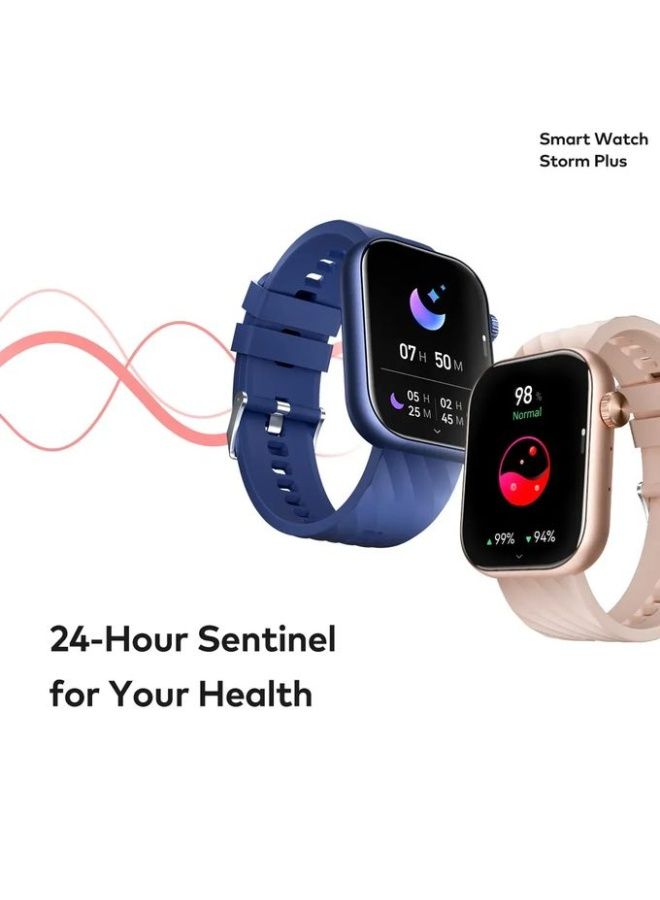 ITEL Smartwatch Storm Plus ISW-O15 2.01" Ultra-Large HD Screen | IP68 Water Resistance| Heart Monitor - Blue - Image 5