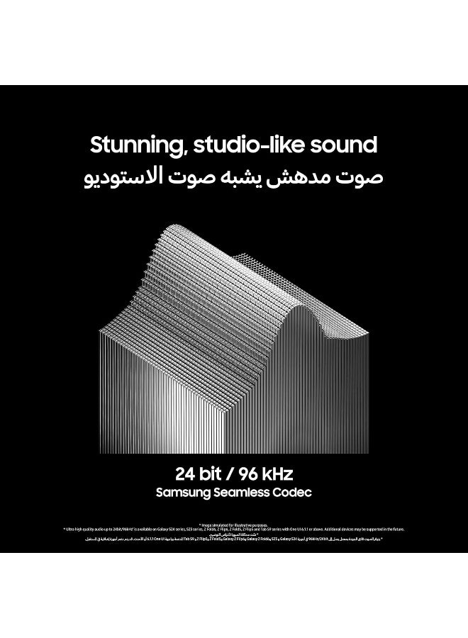 سامسونج Renewed - Samsung Galaxy Buds3 Pro, Silver, Wireless Bluetooth Earbuds with Adaptive Noise Control, Hi-Fi Sound, 360 Audio - Image 4