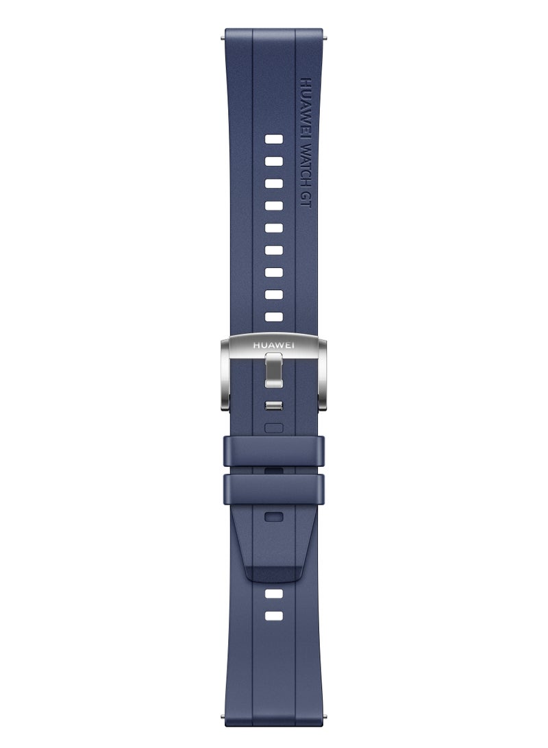 HUAWEI EasyFit 3 Blue Classic GT-style Fluoroelastomer Strap 22mm - Blue
