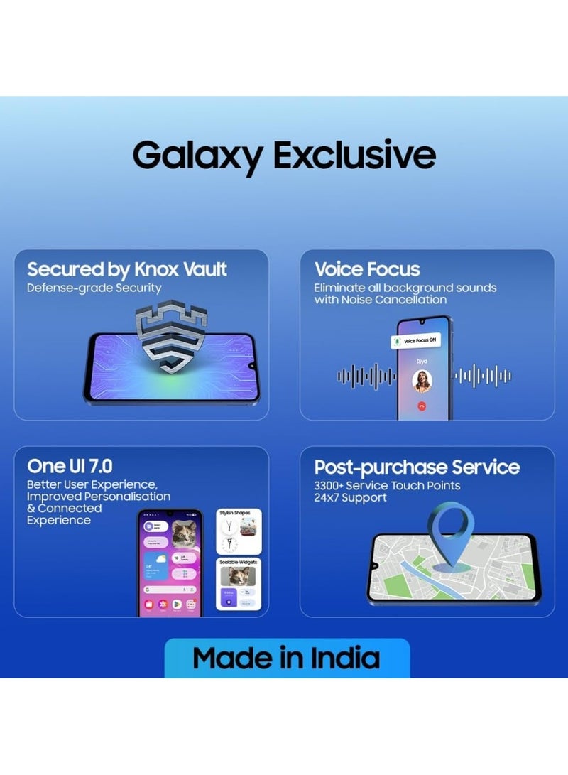 Samsung Galaxy A17 5G Gray (6 GB RAM / 128 GB Storage) Android Smartphone | With Charger | 6x OS Upgrades, Large Display, 50MP OIS Camera | Indian Verson - Image 4