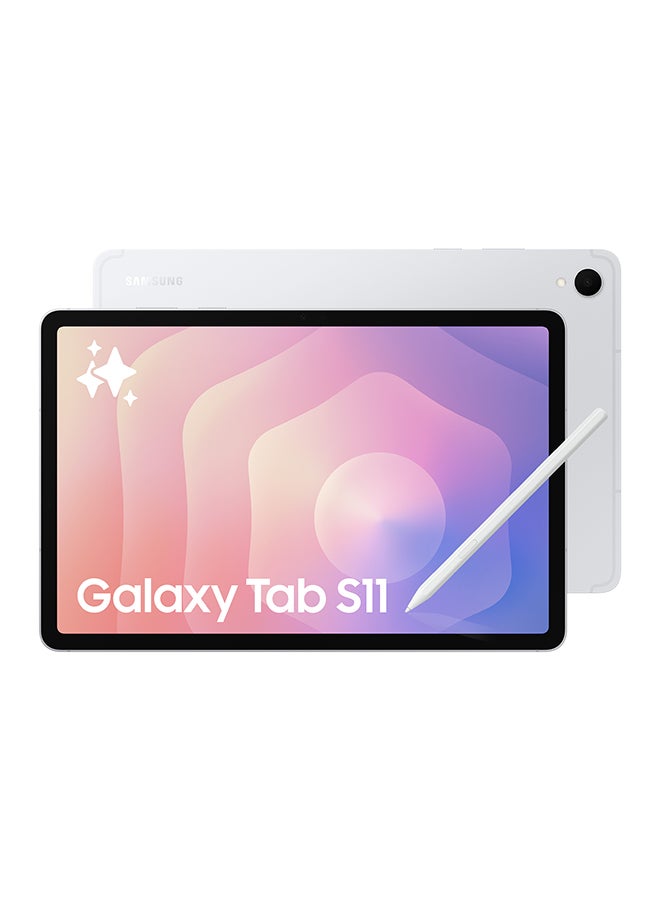 سامسونج Galaxy Tab S11 AI Tablet Silver 5G 12GB RAM 128GB - Middle East Version - Image 1