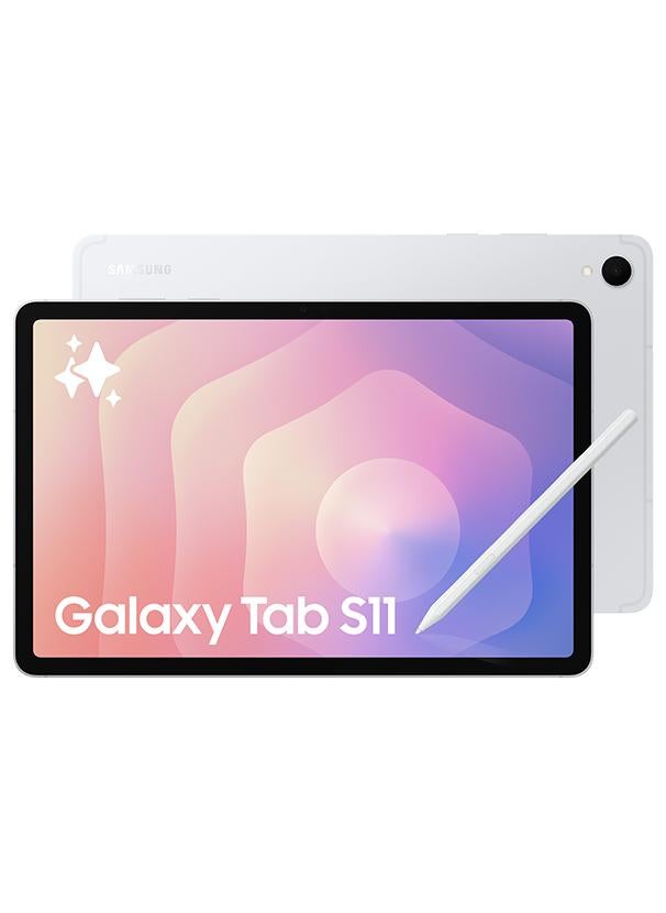 Samsung Galaxy Tab S11 AI Tablet Silver 5G 12GB RAM 128GB - Middle East Version - Image 1