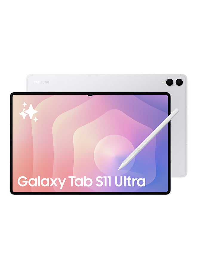 سامسونج Galaxy Tab S11 Ultra AI Tablet Silver WiFi 12GB RAM 256GB - Middle East Version - Image 1