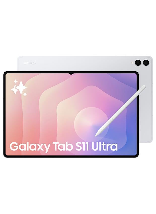Samsung Galaxy Tab S11 Ultra AI Tablet Silver 5G 12GB RAM 256GB - Middle East Version - Image 1
