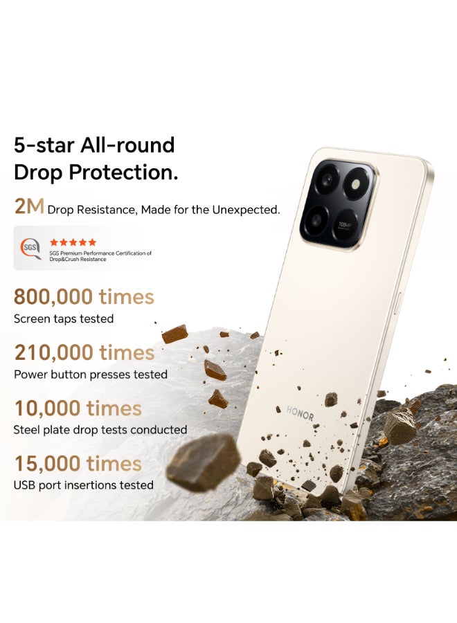 هونور X7d ثنائي الشريحة 4G ذهب صحراوي 8GB RAM 256GB - نسخة الشرق الأوسط - Image 5