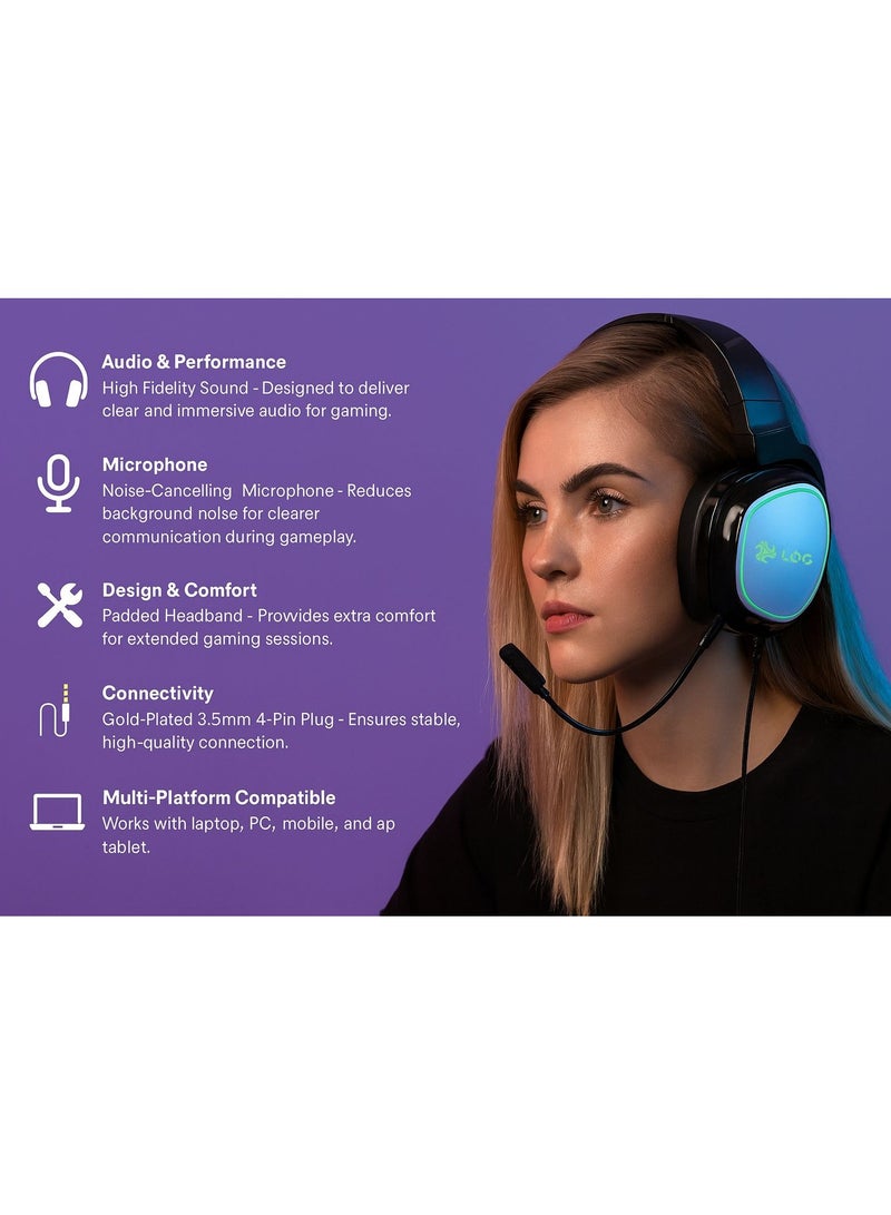 لوج G450 Wired Gaming Headset for PC & PS5 & PS4, Xbox, Nintendo Switch - Image 2