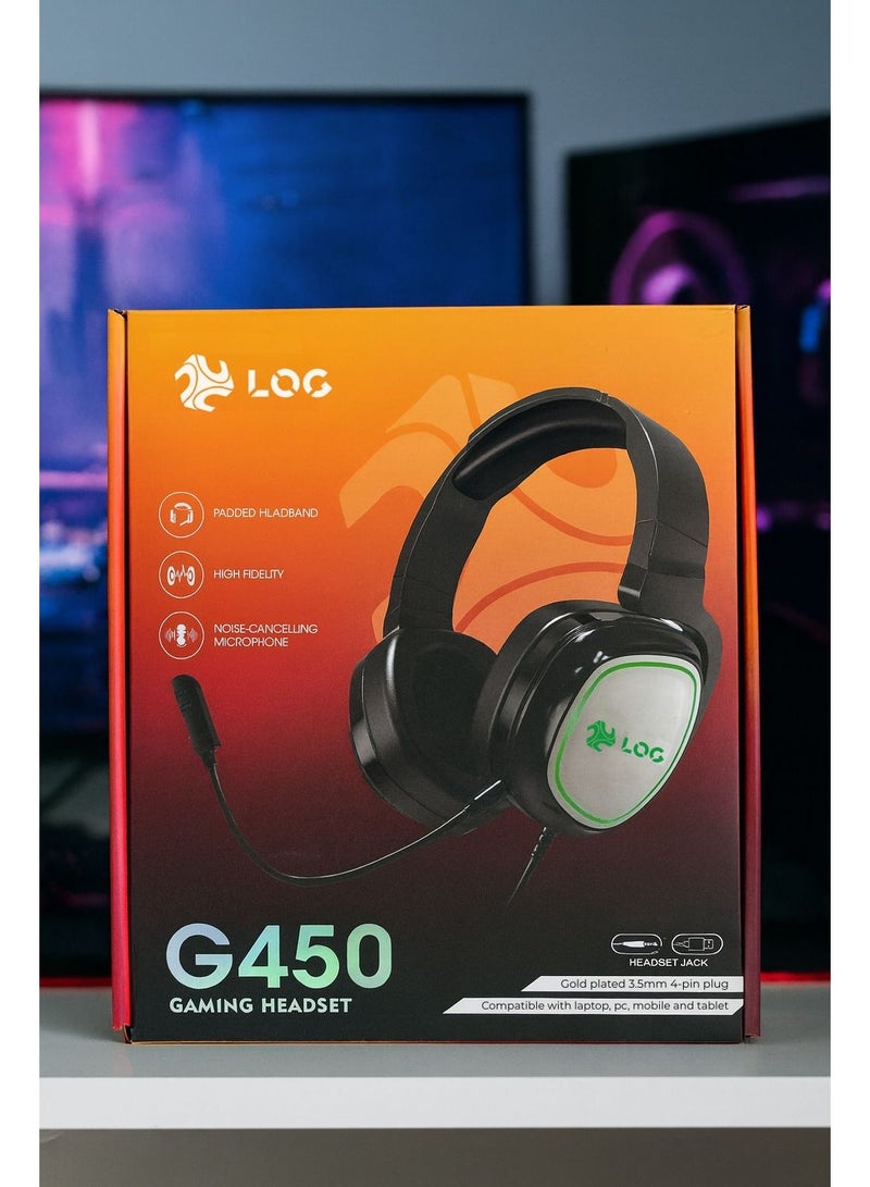 لوج G450 Wired Gaming Headset for PC & PS5 & PS4, Xbox, Nintendo Switch - Image 3