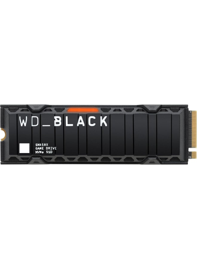 SN850X 8TB NVMe Internal SSD with Heatsink - PCIe Gen 4.0 x4, Up to 7200MB/s Sequential Read Speed, M.2 2280 Form Factor, High-End Gaming, Optimized for PS5 and PC, 3D NAND Technology, 1 Million MTBF, Ultra-Large Capacity for Intensive Workloads, WDBB9H0080BNC-WRSN 8 TB 8 TB