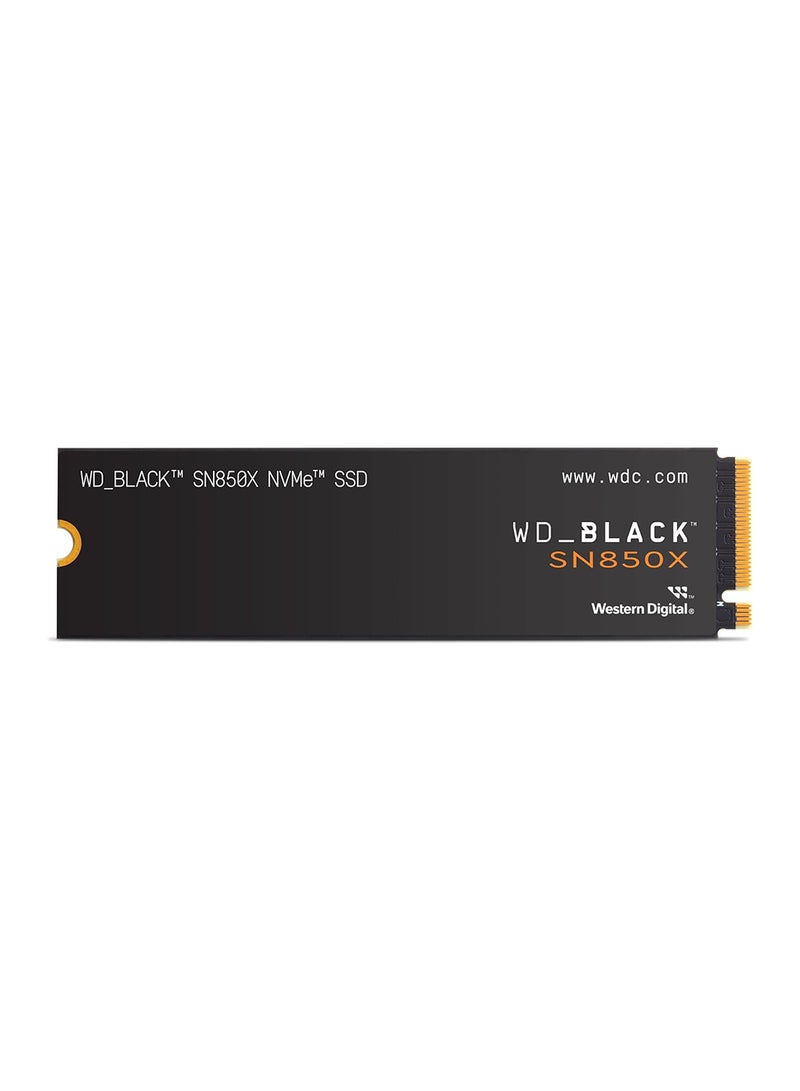 WD 4TB BLACK SN850X NVMe PCIe 4.0 Gaming Internal SSD, Up to 7300 MB/s Sequential Read & 6600 MB/s Write Speeds, M.2 2280, 1.75 Million Hours MTTF, 2400TB Endurance | WDS400T2X0E 4 TB - Image 1