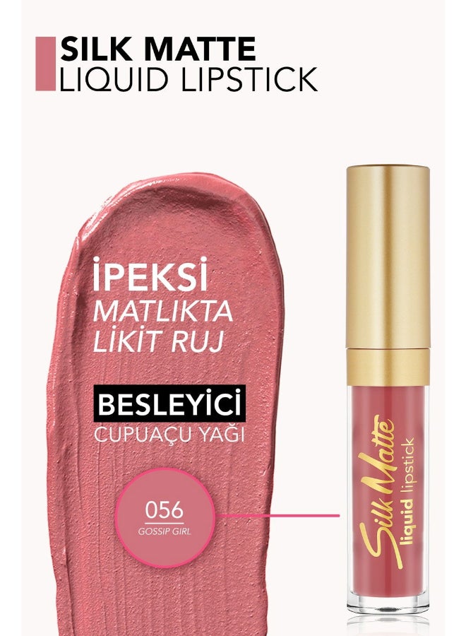 flormar Silk Matte Lipstick - 056 Gossip Girl 056 Gossip Girl - Image 3
