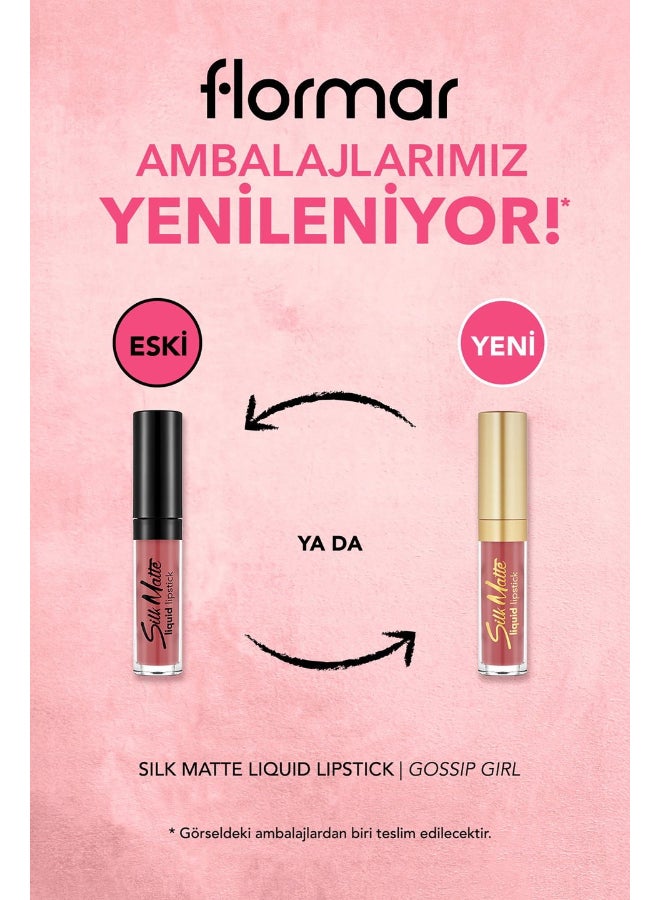 flormar Silk Matte Lipstick - 056 Gossip Girl 056 Gossip Girl - Image 2