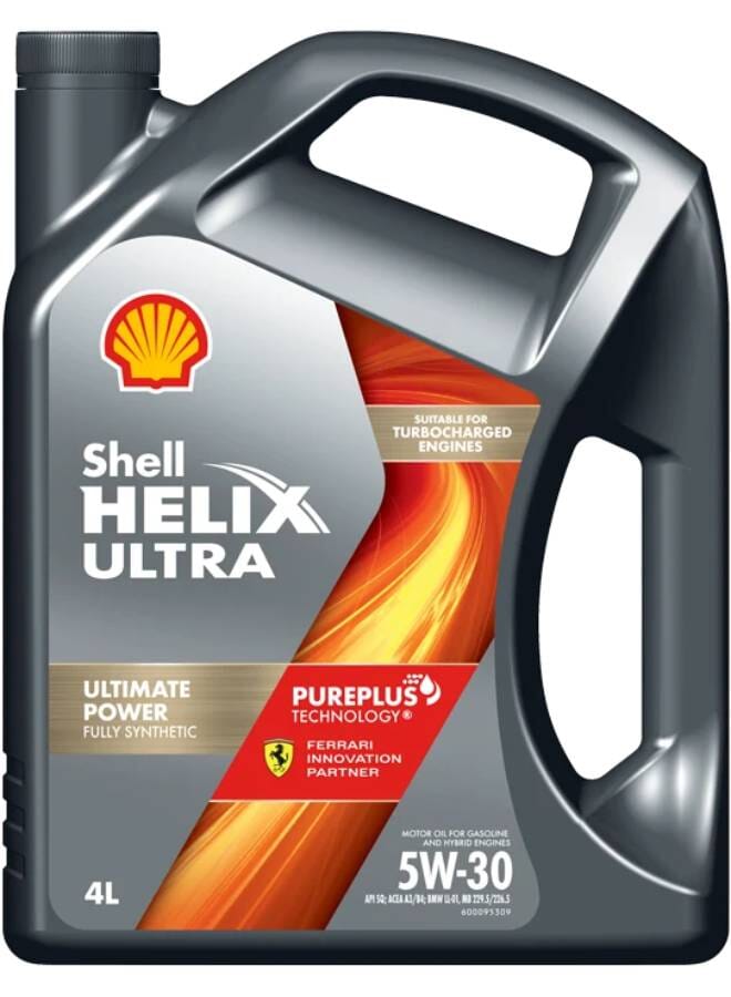 Shell Helix Ultra 5W-30 Fully Synthesis Motor Oil 4L - Image 1