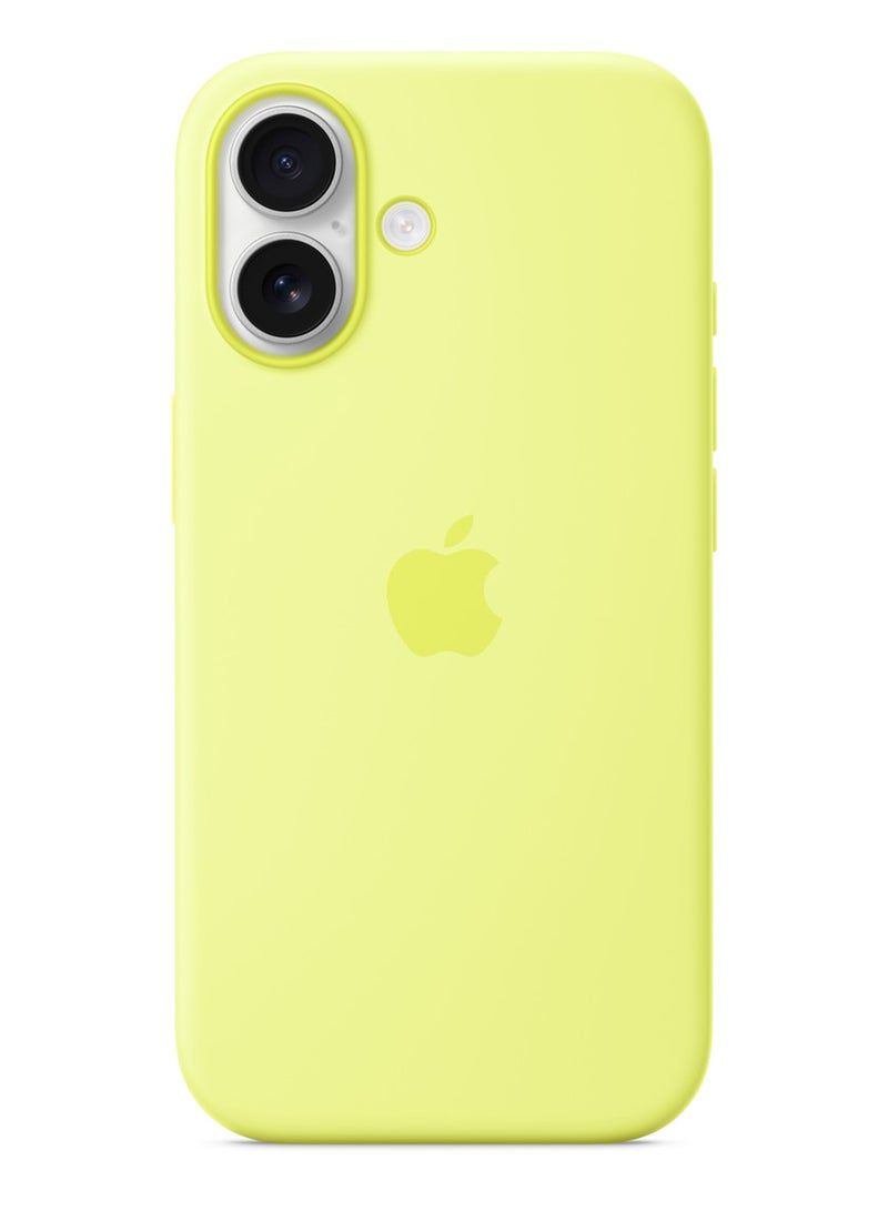 Apple iPhone 17 Silicone Case with MagSafe - Neon Yellow - Image 1