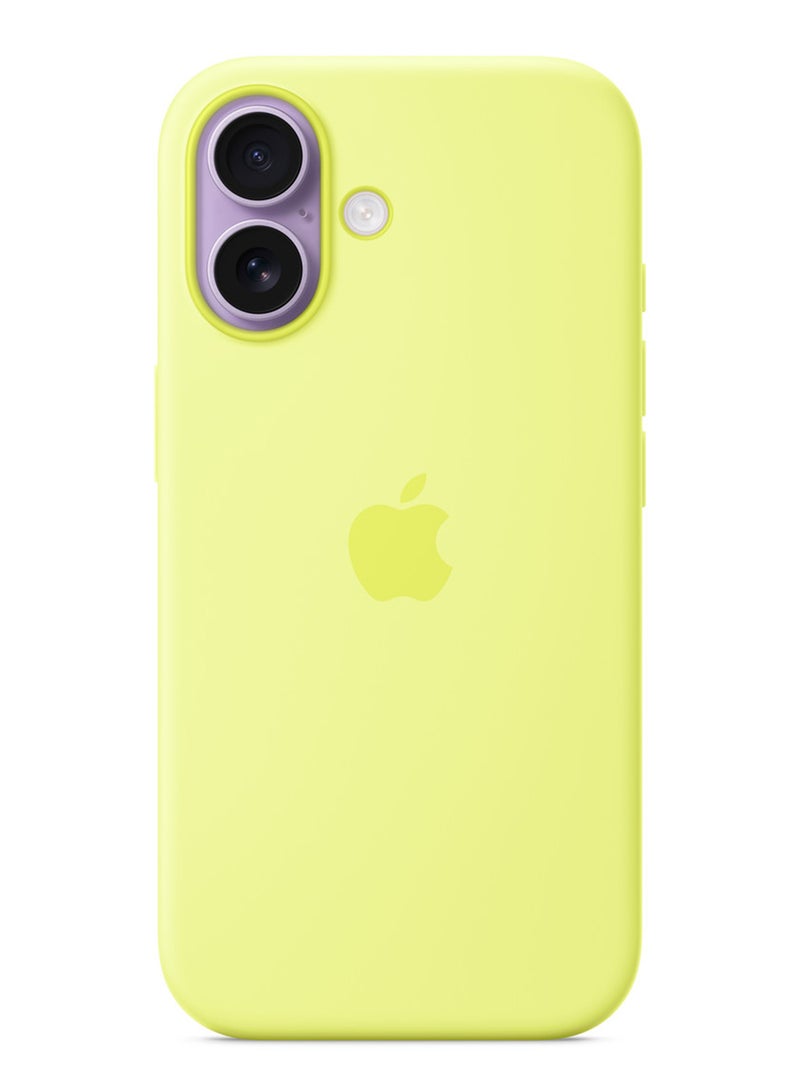Apple iPhone 17 Silicone Case with MagSafe - Neon Yellow - Image 2