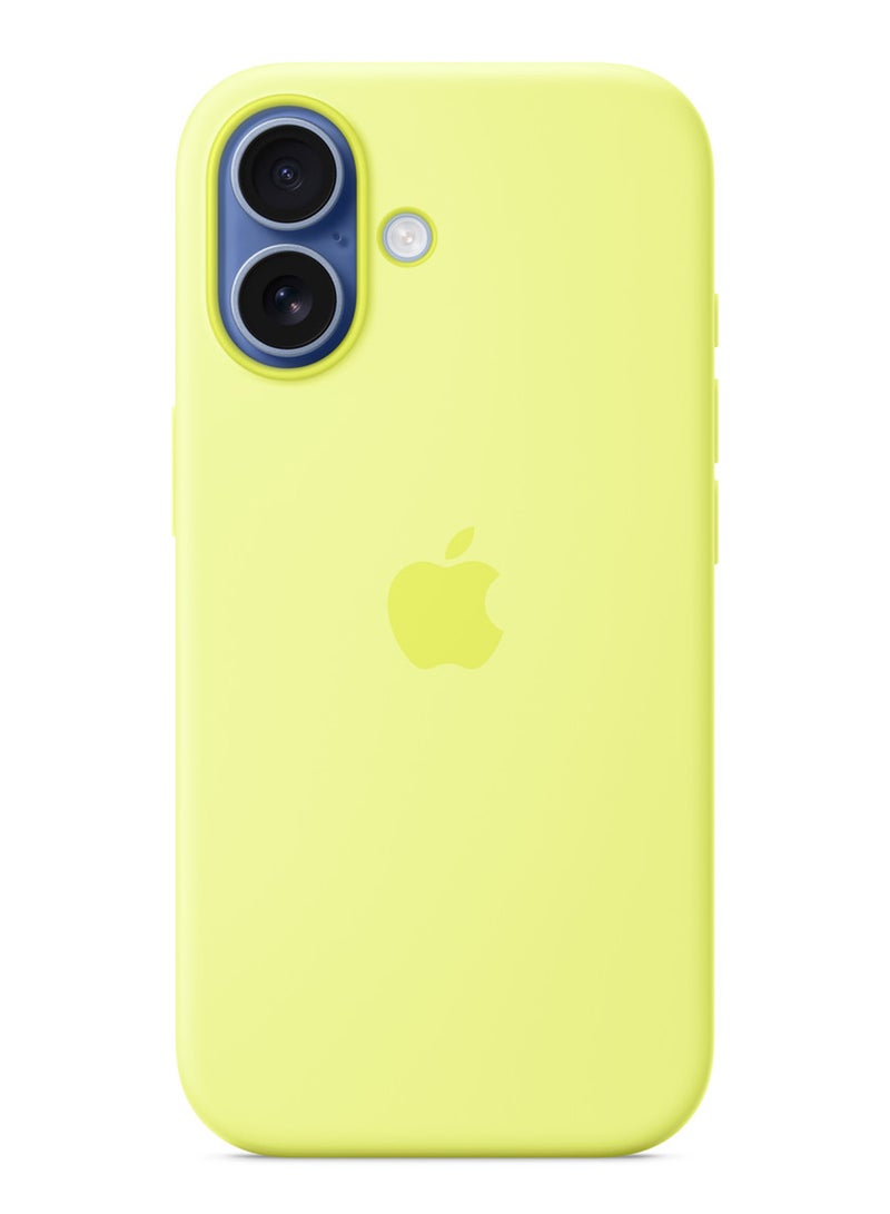 Apple iPhone 17 Silicone Case with MagSafe - Neon Yellow - Image 4