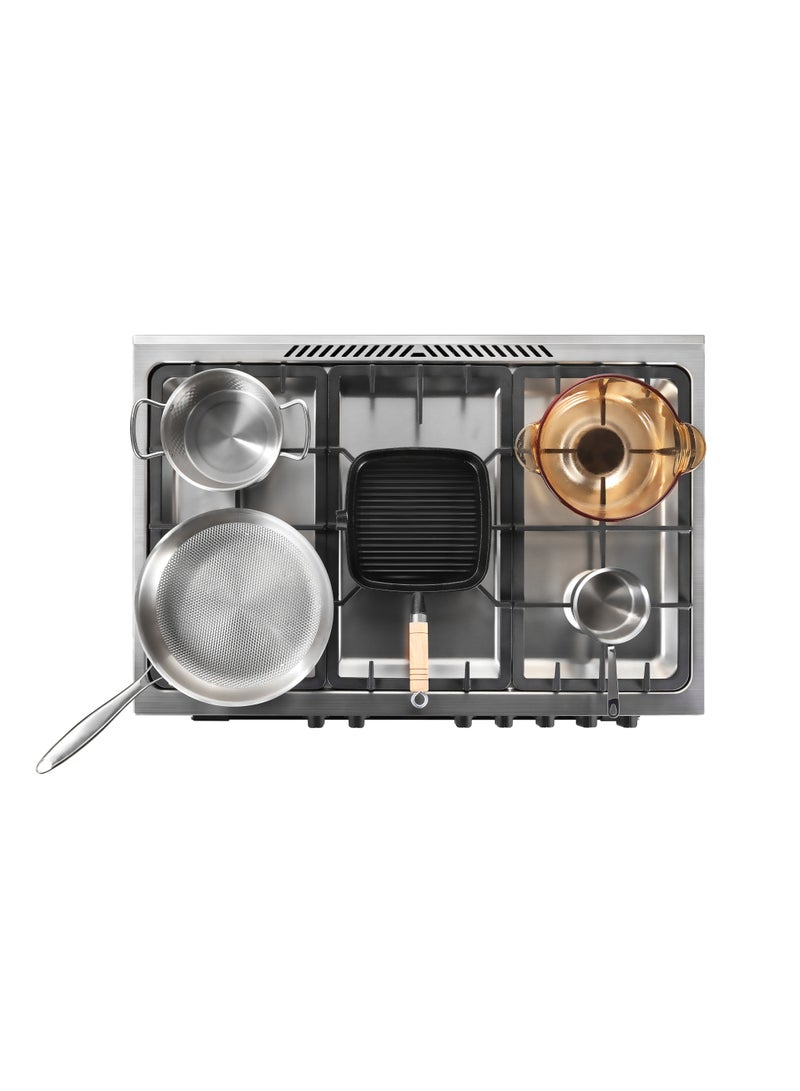 Toshiba 90x60 Professional Gas Cooker with 5 Gas Burner having Mechanical Control & Molded Rack Support-Grey RQ1-90MG5GE(GR) Charcoal Grey - Image 2