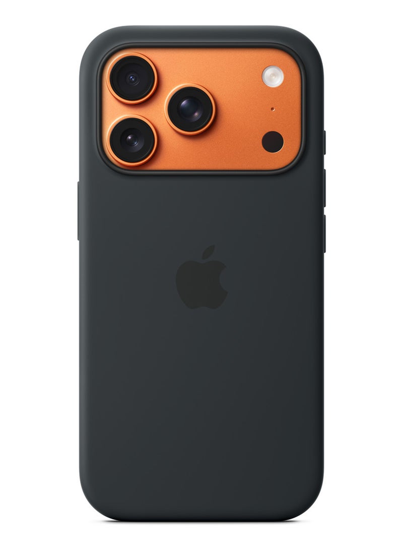 Apple iPhone 17 Pro Silicone Case with MagSafe – Black - Image 2