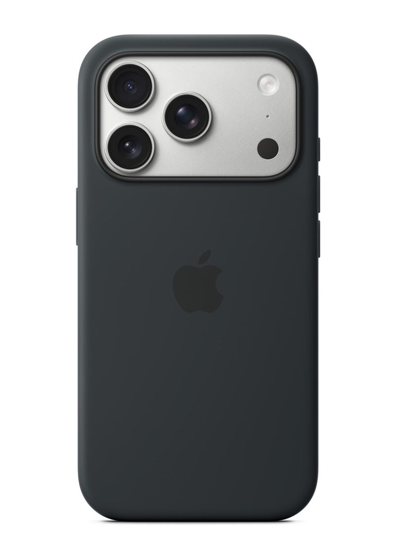Apple iPhone 17 Pro Silicone Case with MagSafe – Black - Image 1