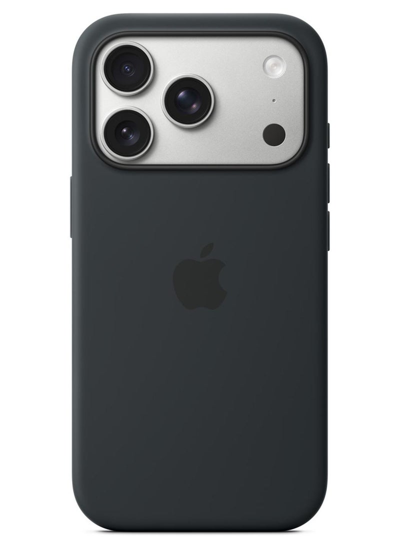 Apple iPhone 17 Pro Silicone Case with MagSafe – Black - Image 1