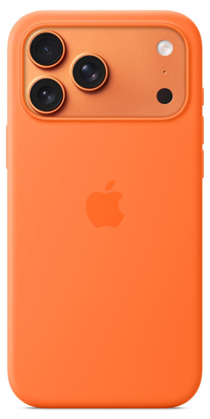 ابل  غطاء سيليكون لجهاز آيفون 17 برو ماكس مع ميغ سيف - Image 1