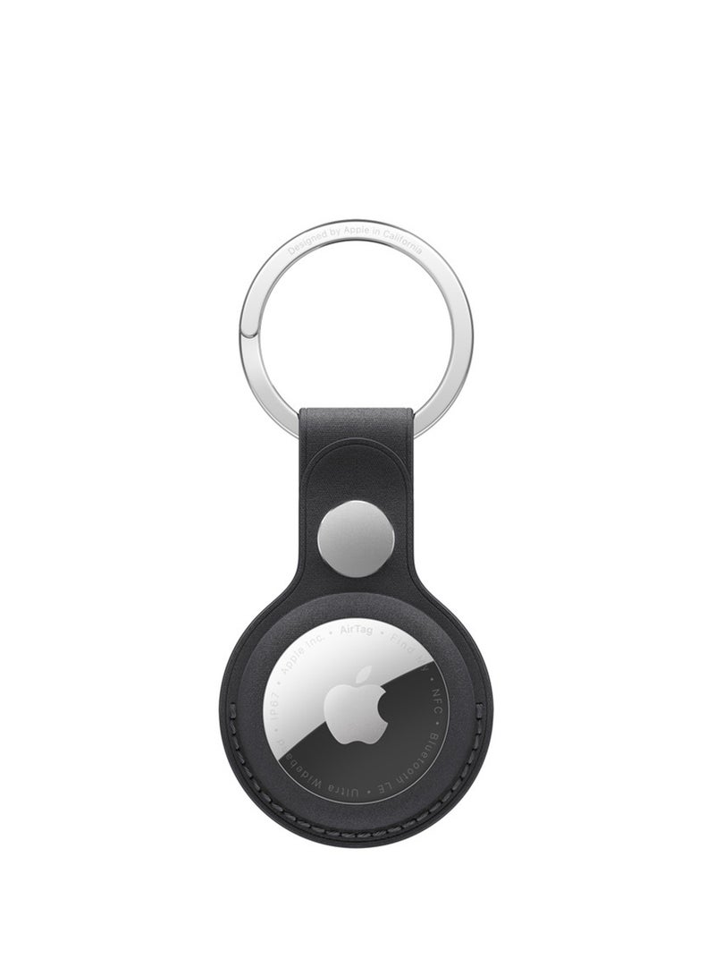 Apple AirTag FineWoven Key Ring - Black - Image 1