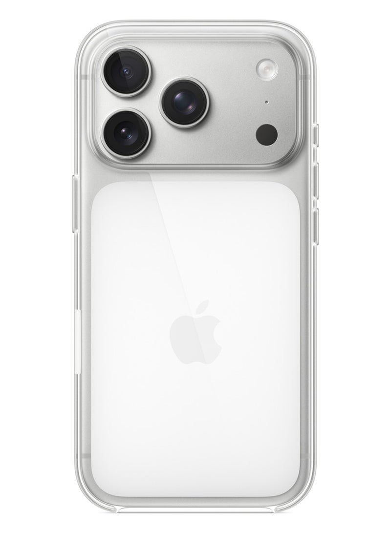 ابل  حافظة آيفون 17 برو الشفافة مع ميغ سيف - Image 1