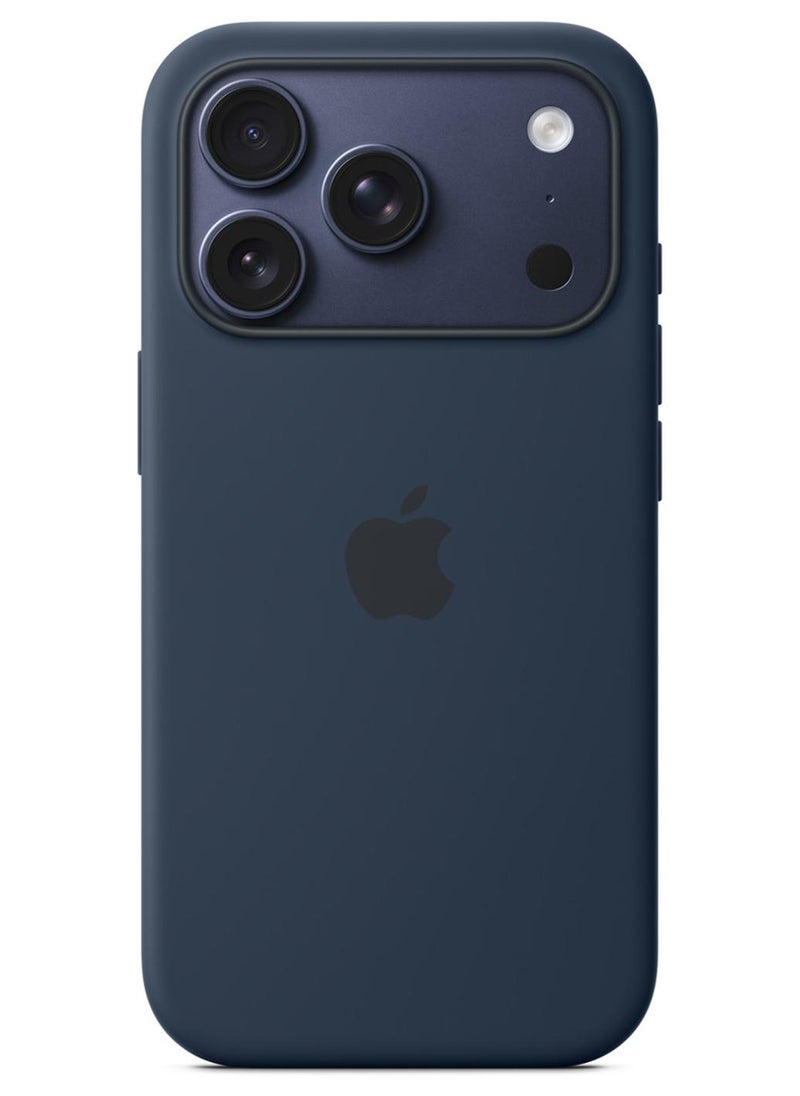 ابل  حافظة سيليكون لجهاز آيفون 17 برو مع ميغ سيف - Image 1