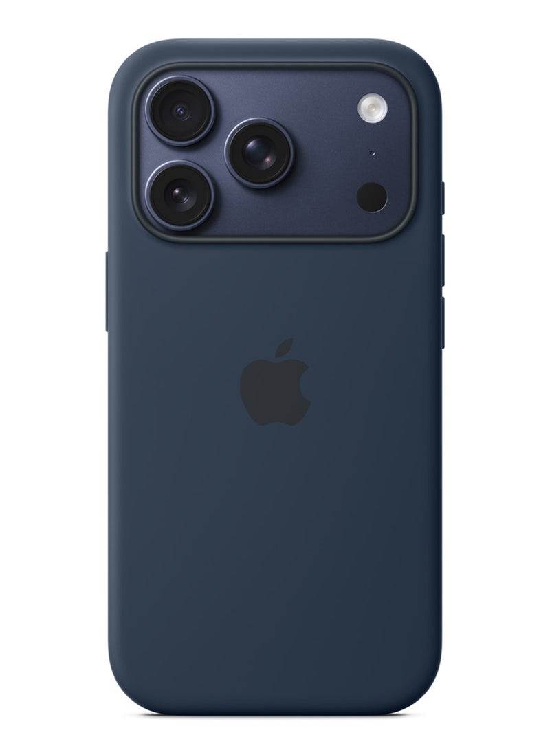 Apple iPhone 17 Pro Silicone Case with MagSafe – Midnight - Image 1