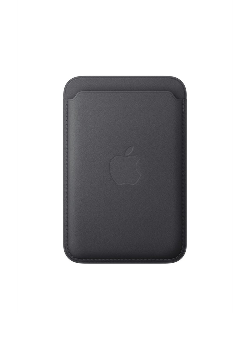 Apple iPhone FineWoven Wallet with MagSafe – Black - Image 1