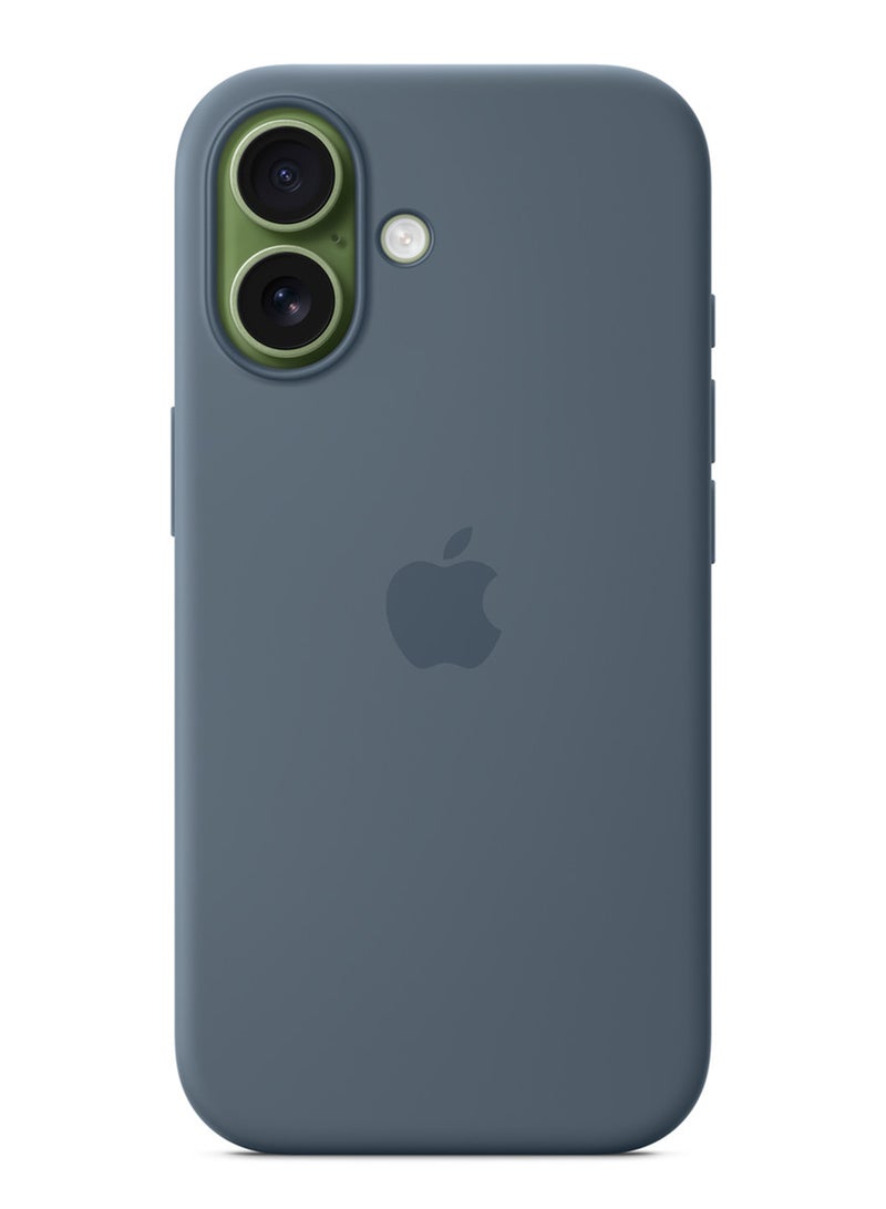 Apple iPhone 17 Silicone Case with MagSafe - Anchor Blue - Image 3