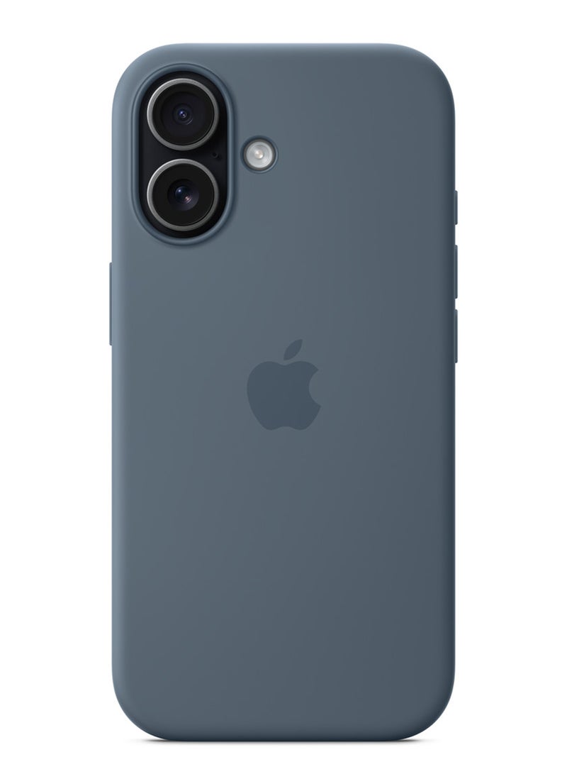 Apple iPhone 17 Silicone Case with MagSafe - Anchor Blue - Image 5